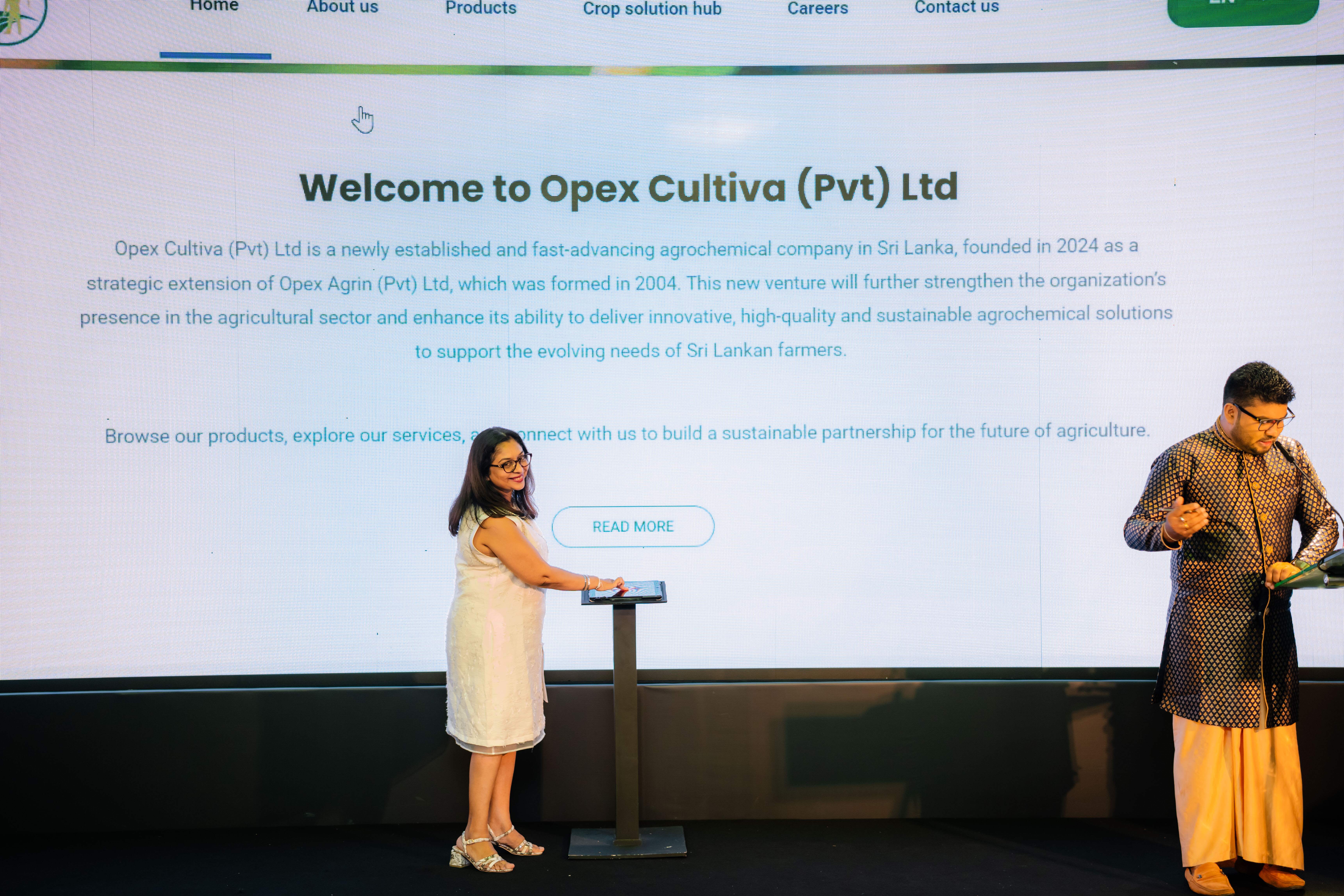 Official Launch of the Opex Cultiva Website